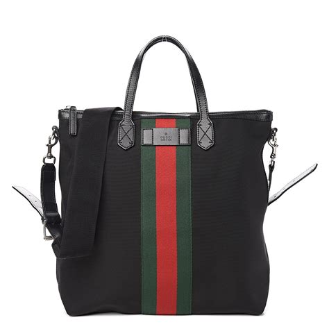 gucci techno canvas|Gucci canvas large tote.